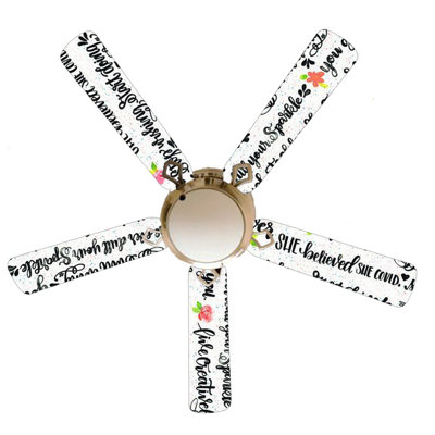52'' Ceiling Fan with Light Kit