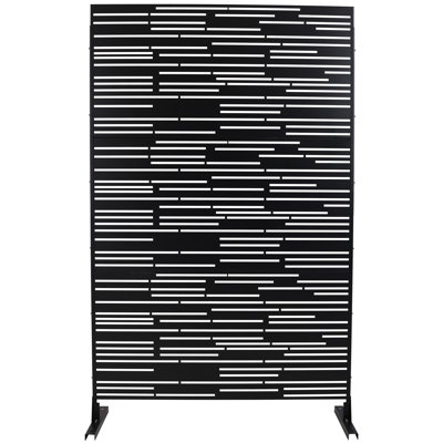 Outdoor & Indoor Privacy Screen Metal Privacy Screen 76" H×48" W