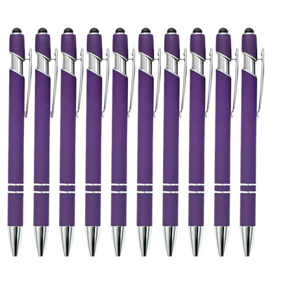 ballpoint pen Aluminum Rod  Pen Spray Adhesive Click Pen -use  Screen  Business Student Writing Pen 10pc  10ml
