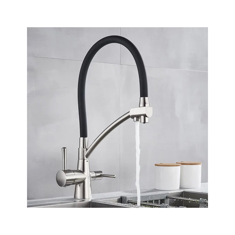 AvaMalis Pull Out Touch Kitchen Faucet, Chrome