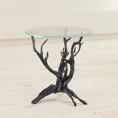 Glass End Table