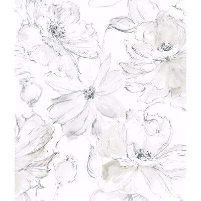 Non-Pasted Floral Wallpaper Roll