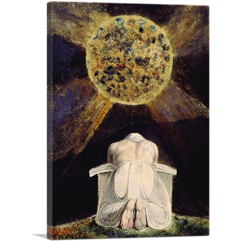 «The Song of Los» par William Blake, reproduction d'art sur toile tendue, H 26 po x l 18 po x P 0,75 po