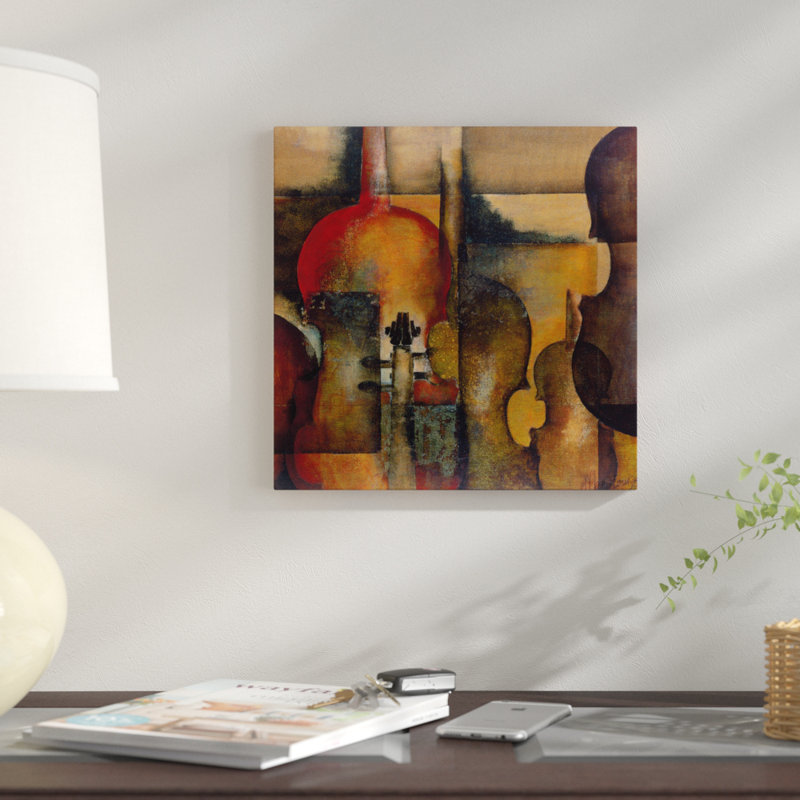 « ode to music i », impression sur toile, H 16 po x l 16 po x P 1 po, Papier d'art encadré noir, Blanc