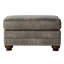 Chaise grise en similicuir avec aspect attrayant