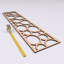 Moulure ajourée en aulne l 46 3/4 po x H 10 po x T 1/4 po-95199286-95199292