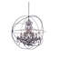 Lustre en forme de globe unique à 25 lumières avec détails en cristal Svante-22859137-22859134