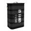 40 x 30 x 60 cm Square Laundry Basket with Lid, Collapsible Bamboo Hamper with Carry Handles and Reinforced Frame, Space Saving Washing Storage Bin for Bedroom and Bathroom, Yellow-1504486364-1504486366