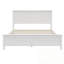 Grand lit plateforme avec support de lattes en bois robuste-1399521602
