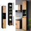 Birkan 30Cm W x 192Cm H x 30Cm D Tall Bathroom Cabinet