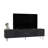 Catena Modern TV Stand with Wall-Mount Option, Anthracite & Silver, 59.1 x 19.0 x 11.6 inches | 100% Melamine Coated Particle Board, Sturdy Legs 5.9 inches High | Sleek Design for Living Room & Entertainment Spaces-108199820