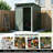 5 ft. W x 3 ft. D Metal Outdoor Storage Shed with Transparent Roof Panel