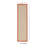 Nannette Handmade Light Beige Berber with Burnt Orange Cotton Border Made in the USA Area Rug-1329340372