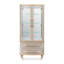 St. Charles Display Cabinet - Dove Gray