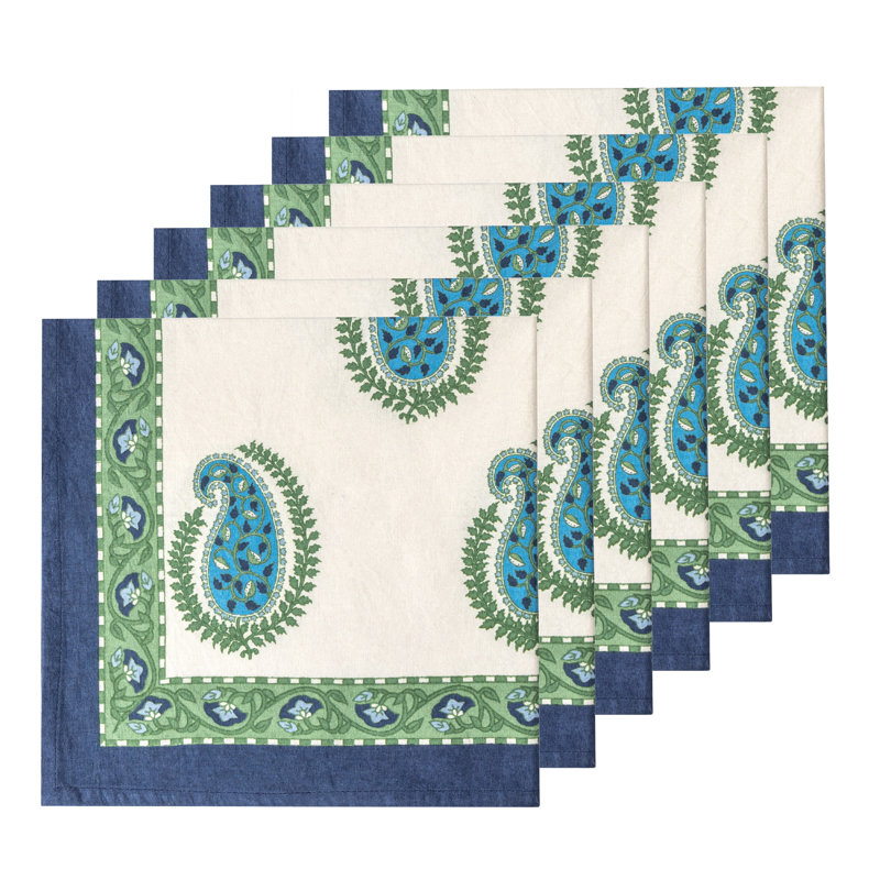 100% Cotton Floral Square Napkin