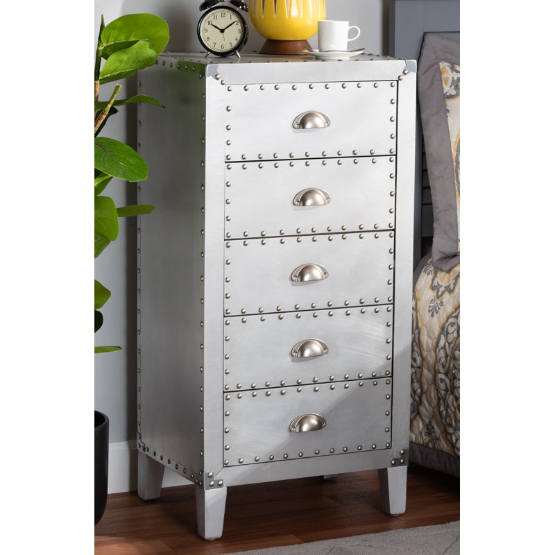 Commode décorative 5 tiroirs Aadhvika
