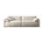 White Velvet Modular Sofa cushion couch