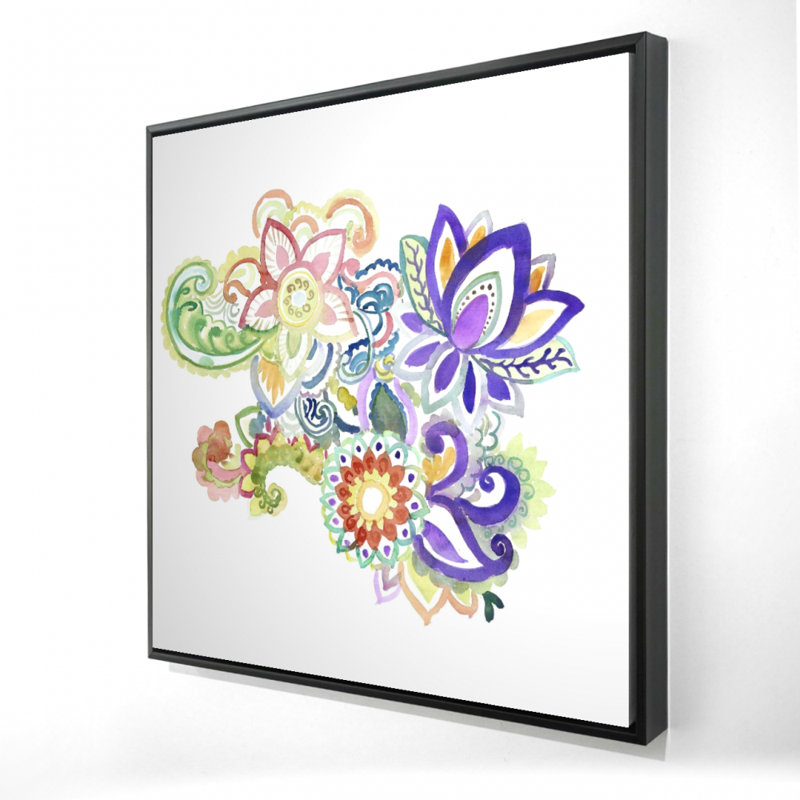 «Paisley Watercolor» sur toile