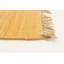 Tapis orange / jaune en laine noué à la main de conception unique 7 pi 10 po x 9 pi 10 po New Age Gwendola