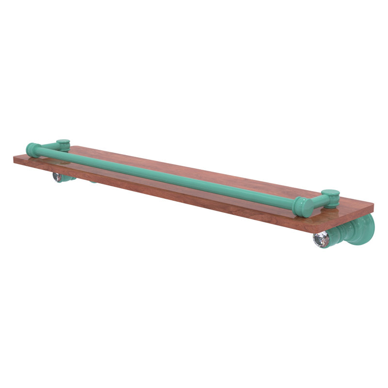 Tablette flottante Carolina, H 3,3 po x l 22 po x P 5,54 po, Vert écume de mer