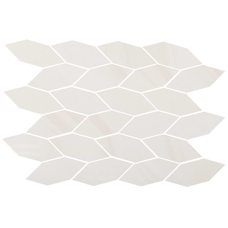 Minera 2x5 Foliage Polished Marble Look Porcelain Mosaic Tile