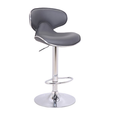 Baudette Height Adjustable Swivel Bar Stool