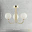 Glass Semi Flush Mount-305627750