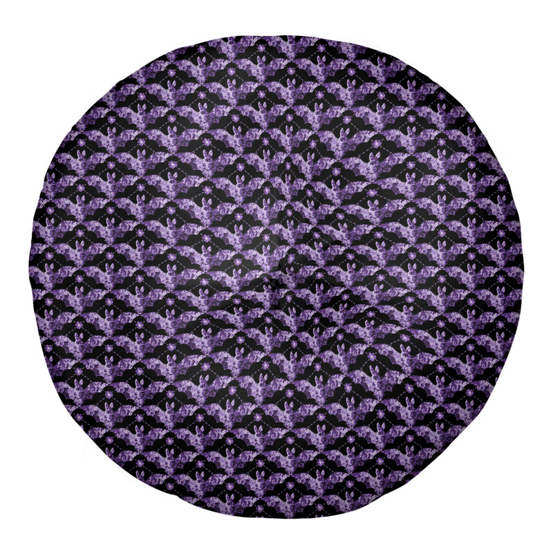 Coussin de sol Katelyn Elizabeth, 26 x 26, Mauve
