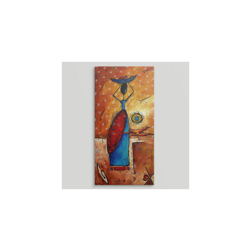 «Brodney African Queen» par Megan Duncanson, impression, H 20 po x l 10 po x P 1,5 po, Toile