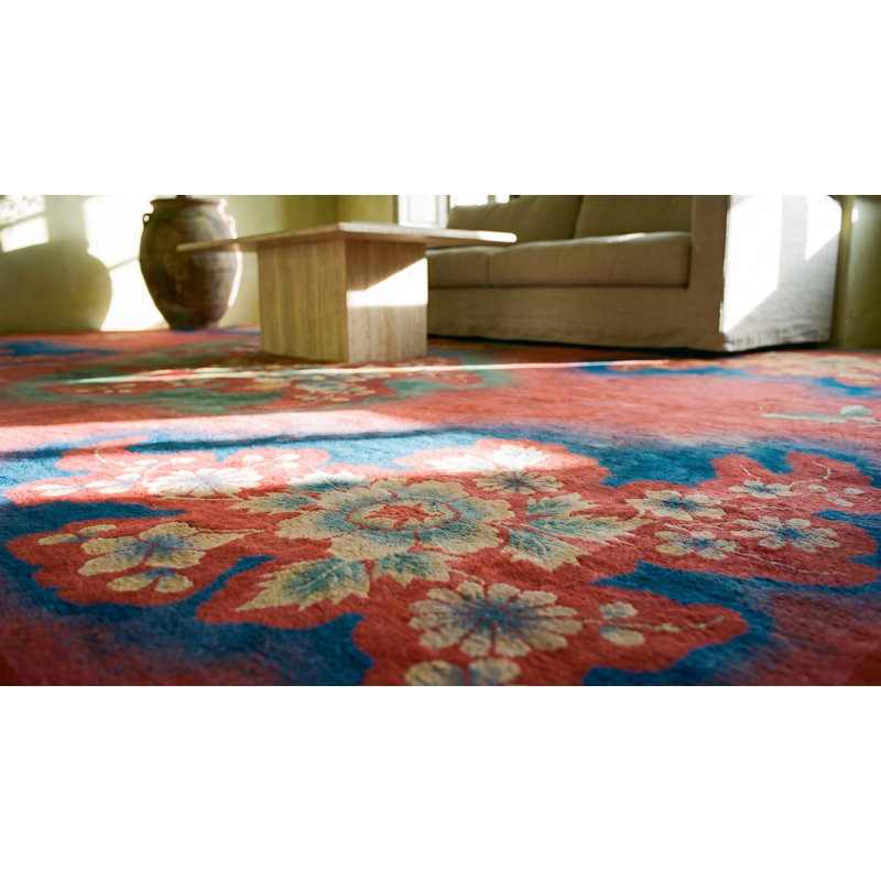 Bold Color Antique Exciting Art Deco Design Chinese Room Size Rug
