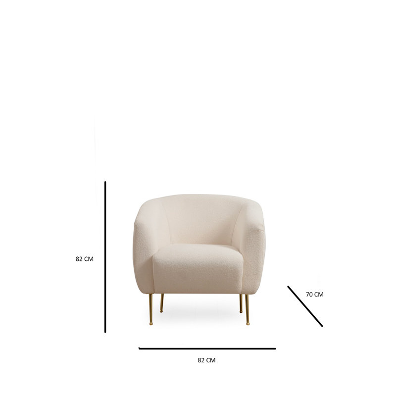 Bina Upholstered Wingback Chair