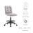 Modway Prim Armless Vegan Leather Drafting Chair-1228256649-1228256648