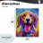Dog Is Love Swirled Pattern Canvas, design by Dean Russo- Evolution Collection