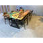 Gerius Solid Wood Double Pedestal Dining Table