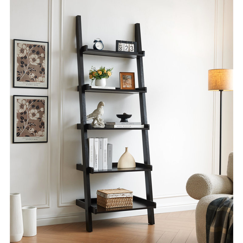 Bibliothèque - 5 tablettes, décor de bureau moderne, 5 tablettes