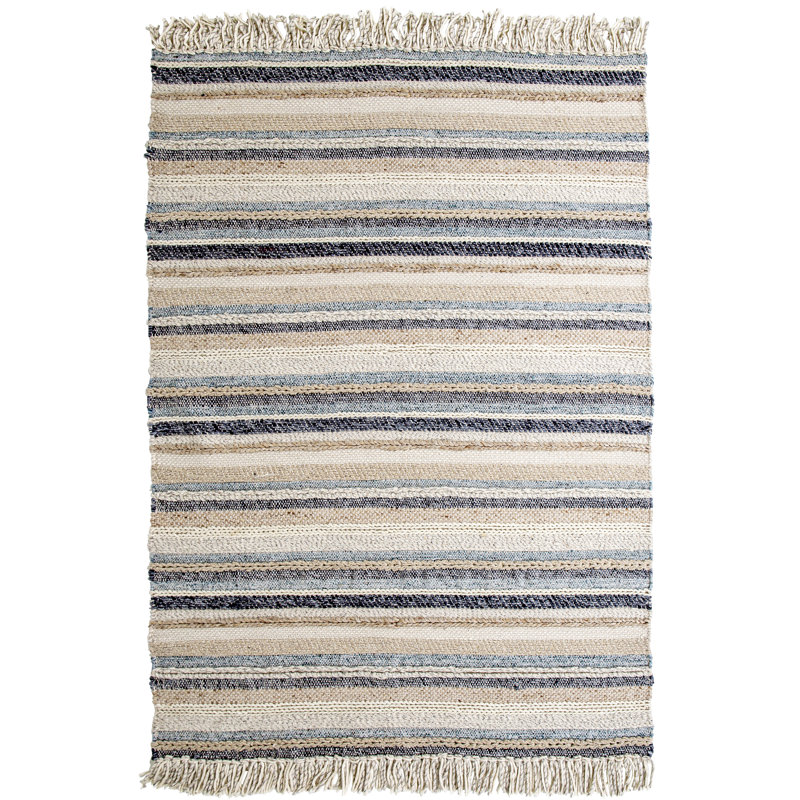 Gerson Striped Hand Woven Area Rug, Rectangle 200 x 300cm