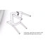 Chaise en lin 18,5 po Encline-394219905