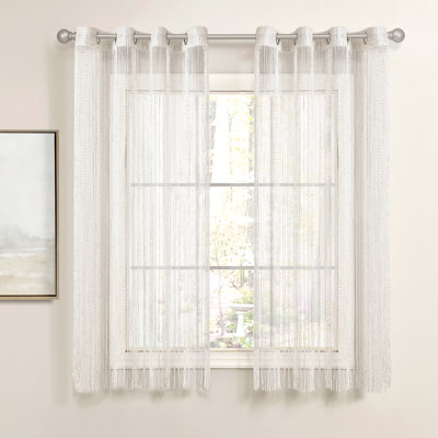 Night Sky Sheer Curtain Single Panel