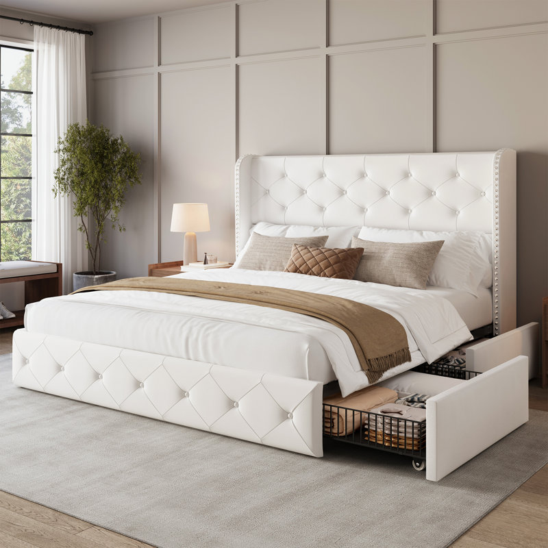 Lit Difiore, Lit double, Blanc