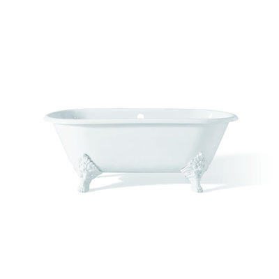 Janeese 70'' x 32'' Soaking Cast Iron Bathtub