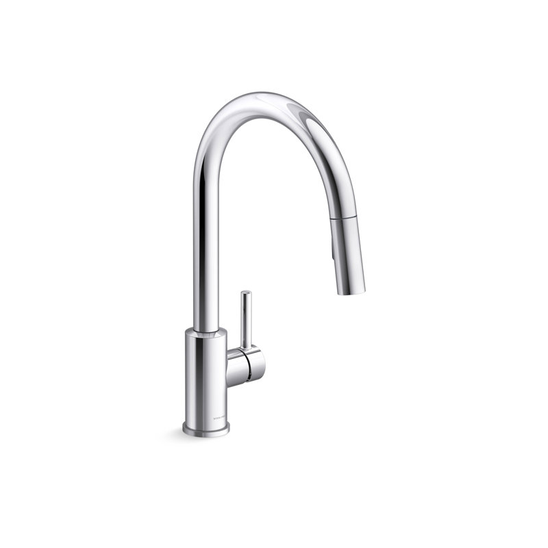 Traverse Pull-Down Kitchen Sink Faucet With Two-Function Sprayhead, Polished Chrome