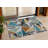 3' X 5' Gray Copper And Brown Geometric Washable Indoor Outdoor Area Rug