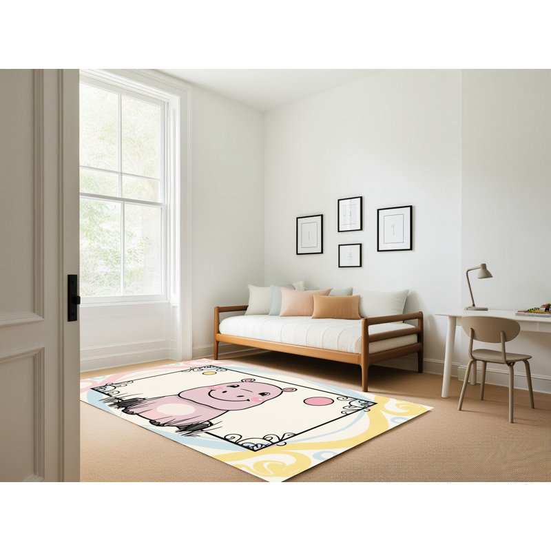 Tapis pour enfants East Urban Home, Rectangulaire 2 pi x 3 pi