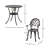 Chestnut Street 3-Piece Outdoor Bistro Set