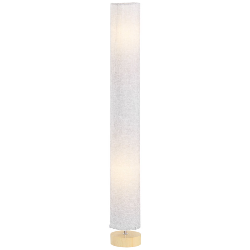 Chesapeake 120cm Column Floor Lamp, Grey
