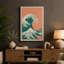 Wave at Dawn Coastal - Wrapped Canvas-1587329780-1587329791