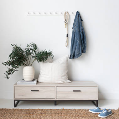 Manuel Wall Mounted Coat Rack with Shelf Sand & Stable