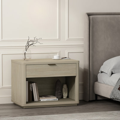 Table de chevet 32 po Evelyn au naturel (1 tiroir)