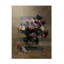 "Bolologic", le concept artistique, bouquet de fleurs rétro sur toile, collage sur toile-103100378