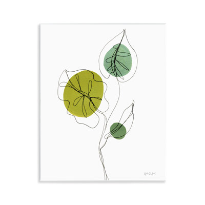 «Leafy Garden Delight», art mural sur bois par Yvette St. Amant